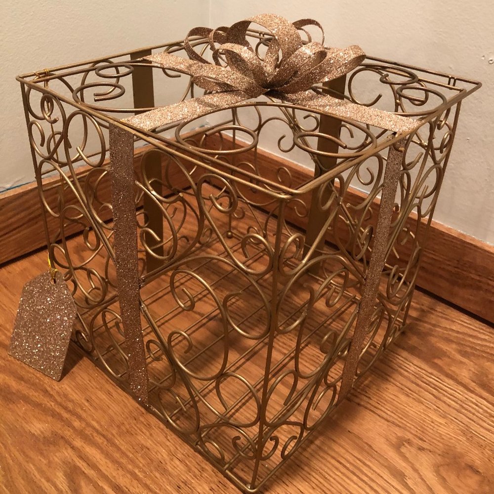 Metal Card Box for Wedding